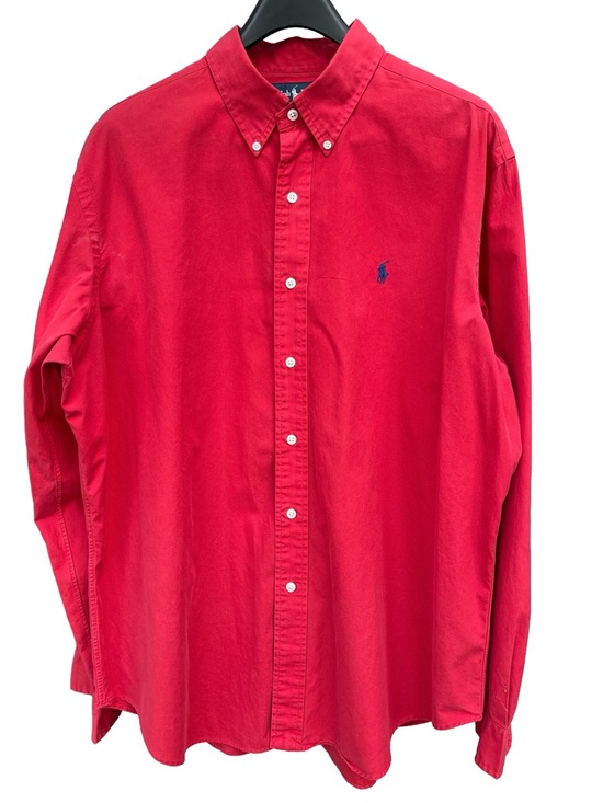 Ralph Lauren Other - Ralph Lauren Red Long-Sleeve Button-Down Shirt with Blue Pony
